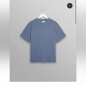 Wax London Milton Blue Waffle T-Shirt